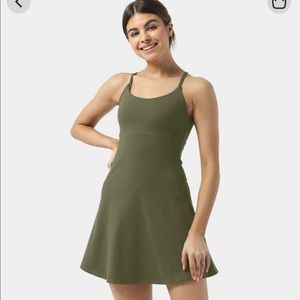 HALARA Everyday Cloudful Activity Dress size S in Winter Moss NWT